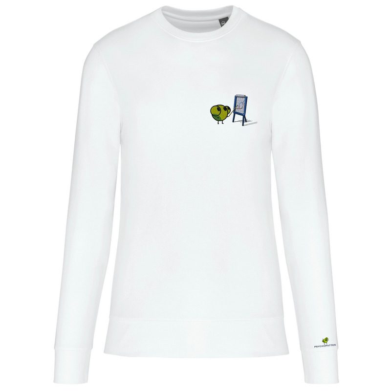 Objective - Eco-responsible sweatshirt, round neck, unisex personalized embroidered