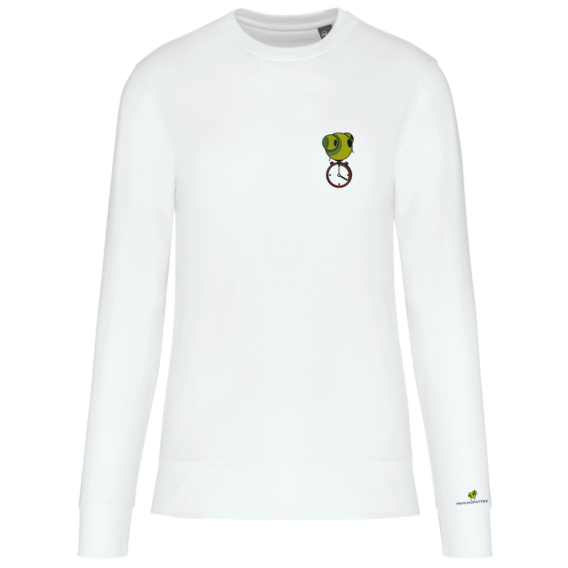 Effective  - Eco-responsible sweatshirt, round neck, unisex personalized embroidered